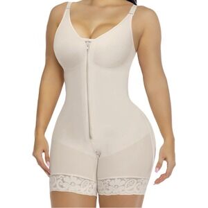 Yianna Faja Beige Shapewear Sz 3Xl